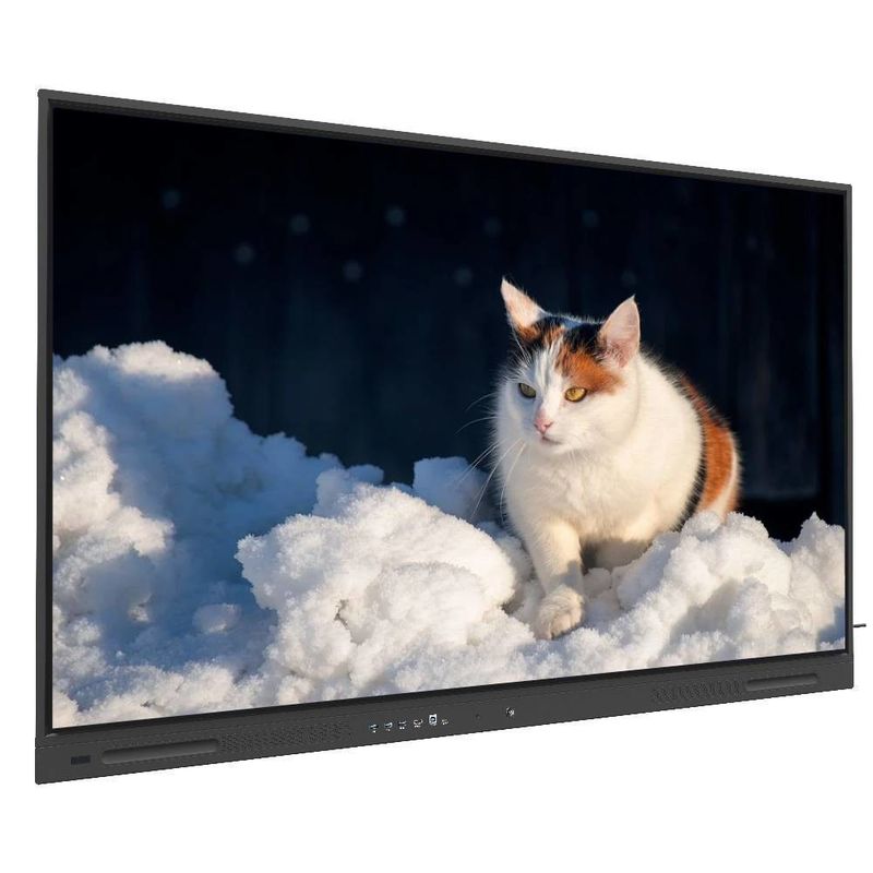 IR Interactive Whiteboard 450 nits 86 Inch Android 14 Touch Wifi VGA DP USB Bulut Kaynakları Akıllı TV Monitörü Üniversite Ofisi Eğitim Kullanımı