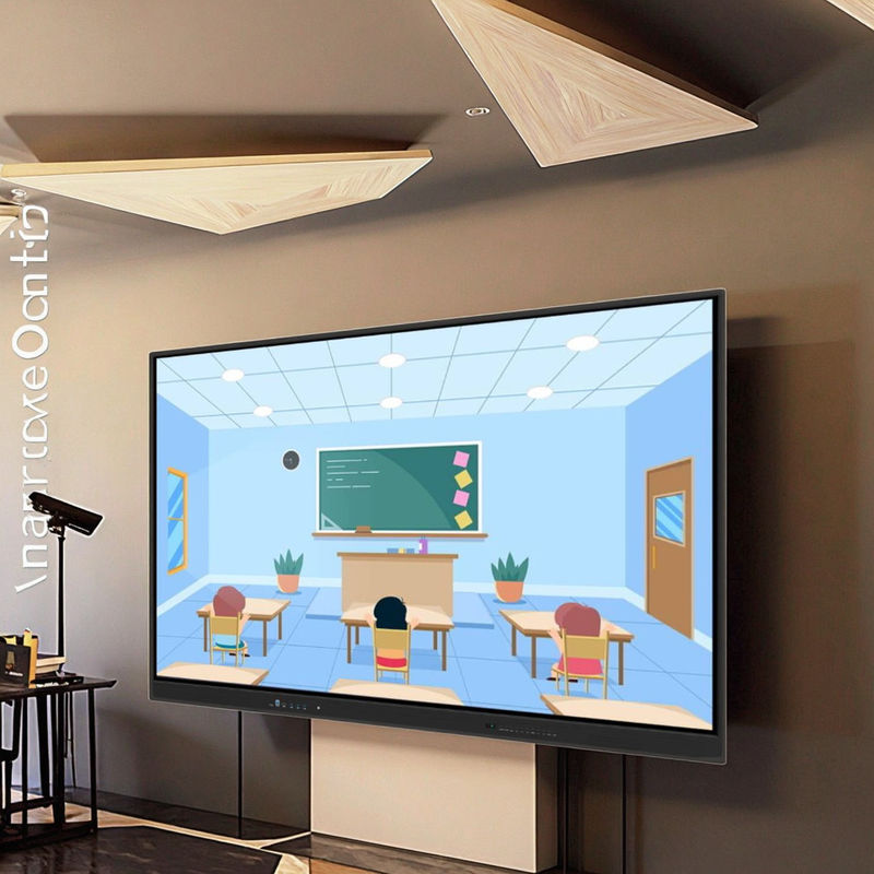 Fabrika Fiyatı 75 Inch Android Pencere Çift Sistem Dokunmatik Ekran Dijital Etkileşimli Akıllı TV Meeting Sınıf için Tahta