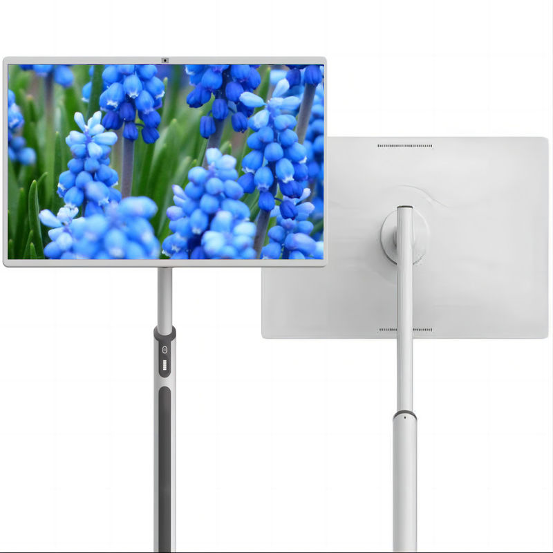 32 İnç FHD Android 13 8+128gb 8 Çekirdekli Tekerlekli Akıllı TV Uzaktan Kumanda Dokunmatik Ekran Monitör Bataryalı 13MP Kamera Taşınabilir Dönebilen TV