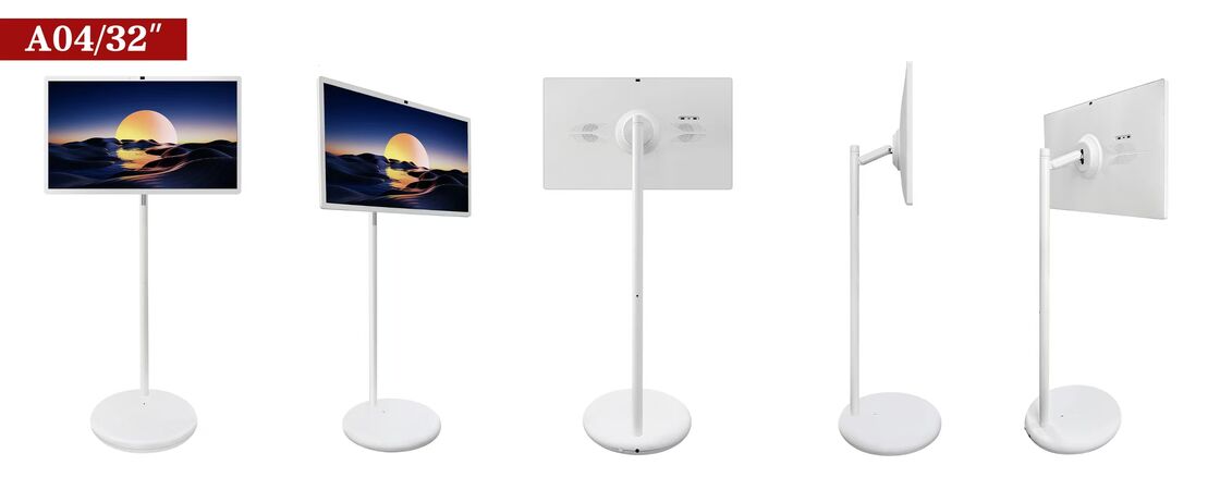 Interaktif Whiteboard LCD Dokunmatik Ekran 32 Inç Pilli Taşınabilir Dokunmatik Monitör