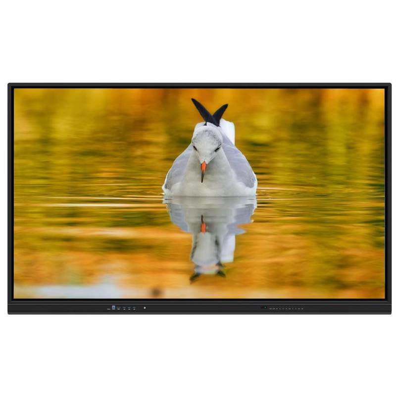 Okullar ve toplantılar için Android 14 Ultra Fine Kızılötesi Dokunma ve İsteğe bağlı Kamera Mikrofonu ile LED Etkileşimli Beyaz Tahta