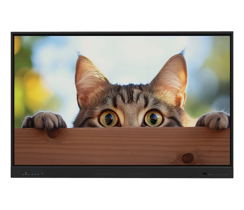 Eğitim ve İş Amaçlı 4K Çözünürlük ve Android/Windows İkili Sistemine Sahip İnteraktif Düz Panel Çoklu Dokunmatik Akıllı Tahta