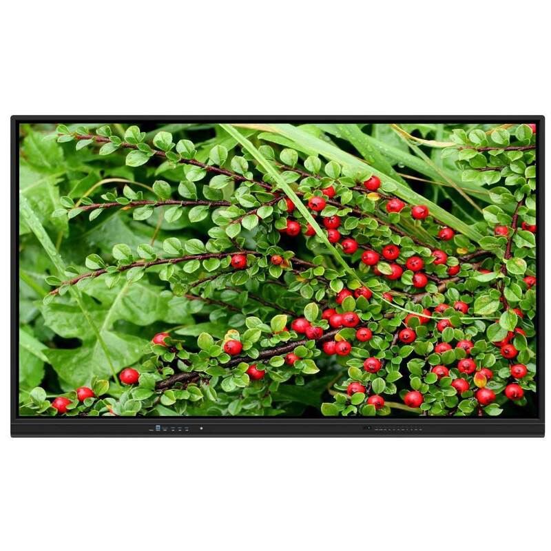 65 75 86 Inch LED Interactive Whiteboard with 2x15W Speakers Horizontal Orientation Duvara monte edilmiş Evde Öğretim Konferansı Zoom Toplantıları