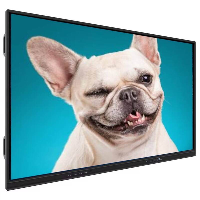 İş Toplantıları için İki Tarafı Kısayol Tuşları, Işık Sensörü Desteği ve 0℃~50℃ Çalışma Sıcaklığına Sahip Etkileşimli Düz Panel