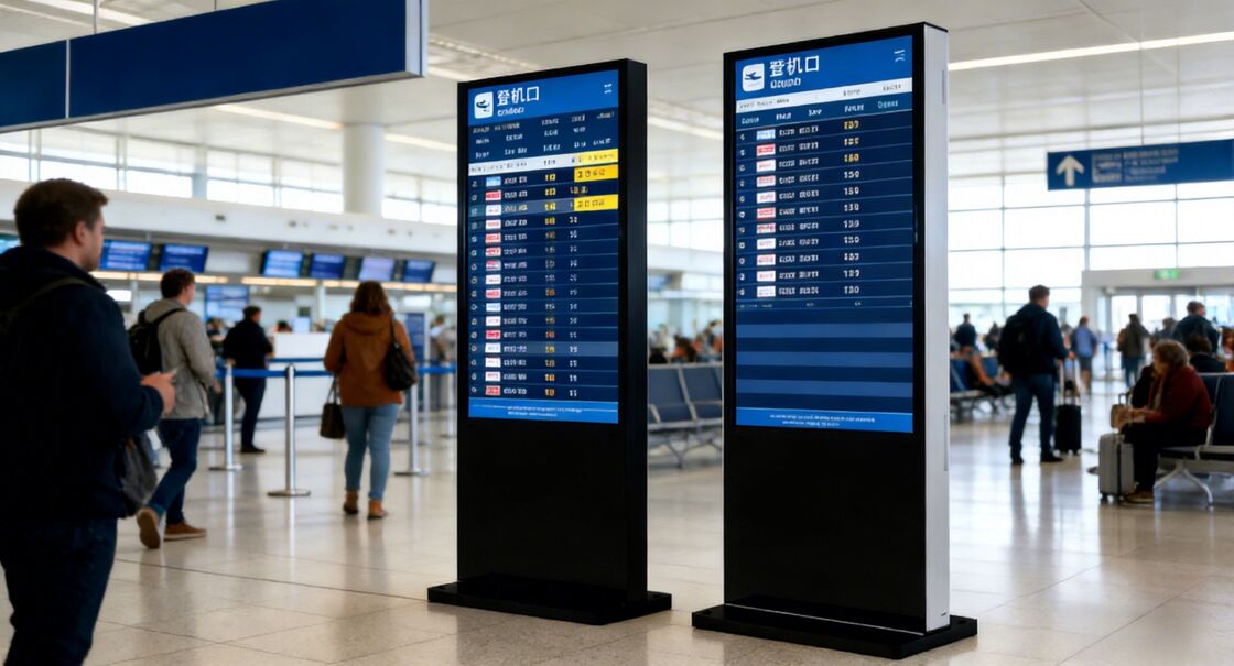 43 inçlik Siyah Ekran Modu Uzaktan İçerik Yönetimi ve Geliştirilmiş Reklam Ekranı için Özel Ekran Boyutu ile Dijital İşaret