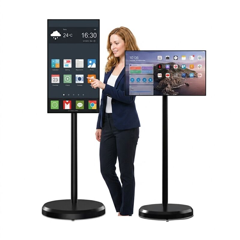 İnteraktif Toplu Taşıma Bilgileri için 10W2 Hoparlörlü 27 İnç Dokunmatik Ekran Kiosk