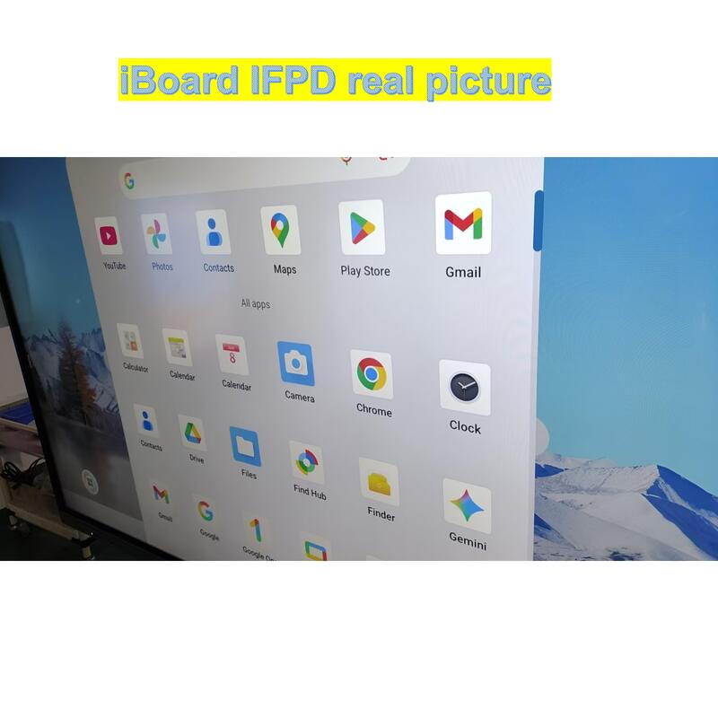 Sınıf ve Ofis Toplantıları İçin Yeni Android Sistem Ekipmanlı, Popüler Etkileşimli Düz Panel 75 İnç 4K Çözünürlük Akıllı Dokunmatik