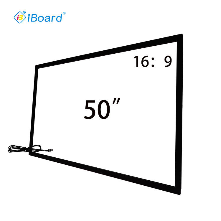 IBoard 32 " 43 " 50 " 55 " 65 " 75 " Kızılötesi Çoklu Dokunmatik Üstleştirme Çerçeve Dokunmatik Ekran Monitörü için USB Bağlantısı TV Dijital İşaretleri