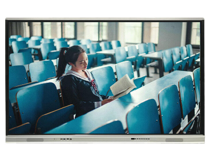 65 İnç 4K Çözünürlüklü Kızılötesi Dokunmatik Etkileşimli Beyaz Tahta Eğitim ve Konferanslar İçin Akıllı Tahta