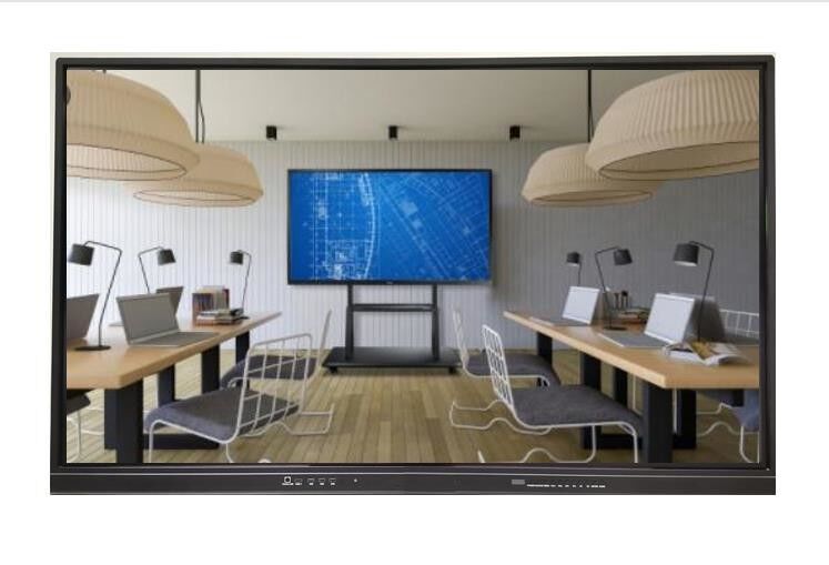 75 "LED Etkileşimli Whiteboard Multi Touch Ekranı Android Windows Çift Sistemi