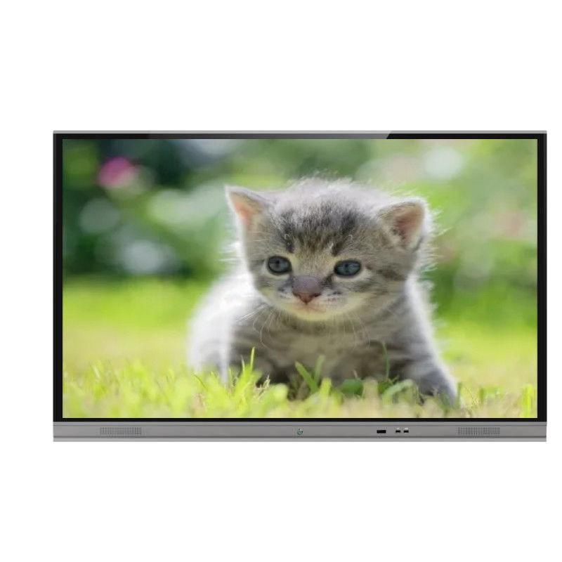 4K Interactive Whiteboard IFPD Akıllı Monitörler Çoklu Dokunmatik Ekran Ekranı Kamera ve Mikrofonla Okul için Tek Bilgisayarda