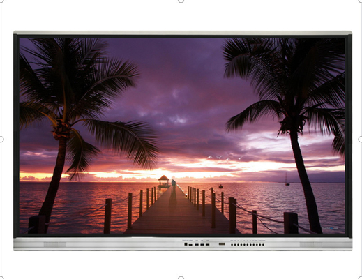 86 İnç Büyük Dokunmatik Ekran 4K LCD Monitörler Akıllı Tahta Etkileşimli Düz Panel
