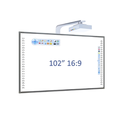 102 Inch Interactive Whiteboard 6: 9 Görünüm oranı renkleri isteğe bağlı