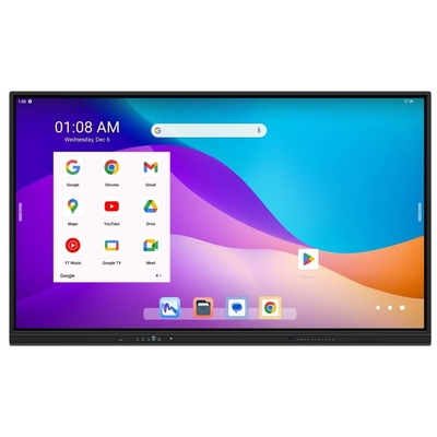 Android 13 EDLA Sertifikalı Etkileşimli Düz Panel 40 IR Dokunmatik TV Monitörü 65 75 86 Inch Kablosuz Açıklama Taşı