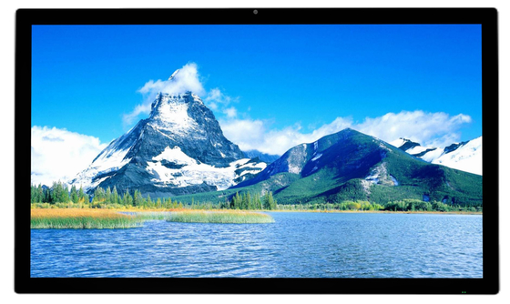 Kapasitif LCD Akıllı Kart Dokunmatik 65 Inç 4K 3840*2160 Parlama Karşıtı Tempered Glass Monitor No System For TV School Mall