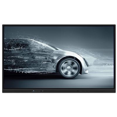 Android 12 4+32G DLED Ekranı RS232 AV RJ45 10 IR Dokunmatik Panel Okul Sınıfı Ofisi için Beyaz Tahta 65 75 86 Inç