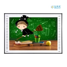 Kızılötesi Çoklu Dokunma 10 Nokta Yazma Yazı Yazı Kalemi Konferanslar için Etkileşimli Tahta İlköğretim Çocukları USB 82 Inch