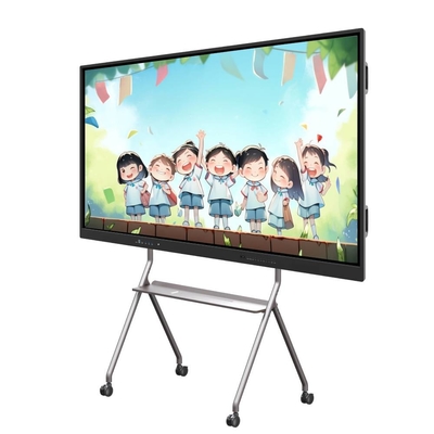 Etkileşimli Dokunmatik Ekran 4000: 1 20 Dokunma Noktası 98 105 inç Android PC Ev ofisi için tümü bir Smart TV panoları