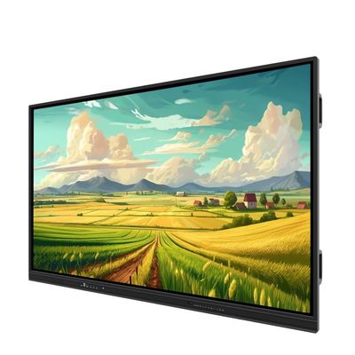 Iboard EDLA Google Sertifikalı Android 13 Çoklu Pencere Whiteboard Yazılım Hoparlör Mikrofon Kamera Mobil Stand isteğe bağlı