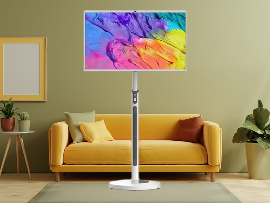 iBoard üreticisi sıcak satış 32 Inch Ev eğlencesi Akıllı Dokunmatik Ekran Akıllı TV Ekran Dahili kamera pili