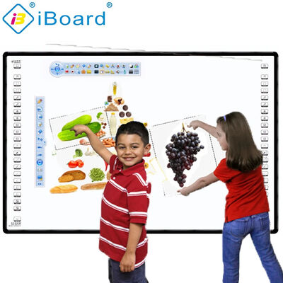 Kızılötesi Teknoloji Iboard Etkileşimli beyaz tahta Küresel varlık 78/80/82/86/90/96/102 inç İhtiyaçlar için boyutlar