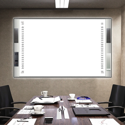 Çin Fabrikası Doğrudan Hepsi Birde Etkileşimli 20 Dokunma Noktası IR Kızılötesi Seramik 96 Inç Çift Sistem Akıllı Taşlar Hoparlör 16:10 Yan Çubuk Projector Taşları Öğretim Yazılımı ile Üniversite Okulu