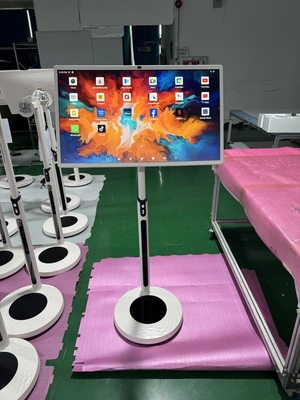 iBoard 32 Inch Android 13 Akıllı Dokunmatik Ekran Kablosuz Ekran Kamera ile 5-7H Uzun Pil Süresi Düzenlenebilir Stand