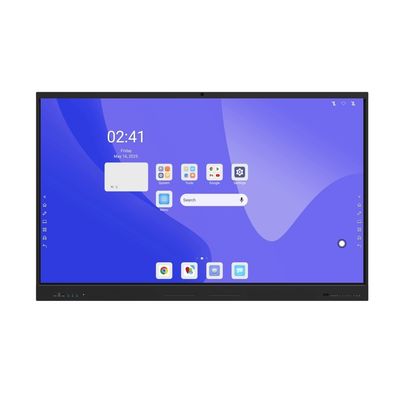 Yeni tasarım ürünü 4k 65 75 85 96 110 Inch Touch Screen Çok dilli Yazılım LCD Akıllı Yönetim Kurulu Android Kanal için interaktif pano Ortak