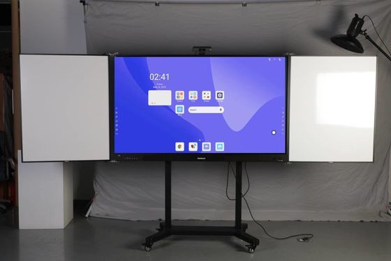 Fabrika Toptan Satış Üniversitesi Okulu İnteraktif Akıllı Siyah Kara Tahta İşaretleyici Kalem İnteraktif Beyaz Tahta Yeşil Tahta Dokunmatik Panel Ekran 75 86 İnç Eğitim İçin İnteraktif Düz Panel IR Yan Tahta İle