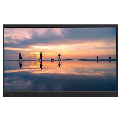 Interaktif Düz Panel 98 Inç Android OPS PC i7 USB TYPE-C HDMI Wifi RS232 Beyaz Tahta Yazılım Öğretim Araçları Online Öğretim Ofis Toplantıları