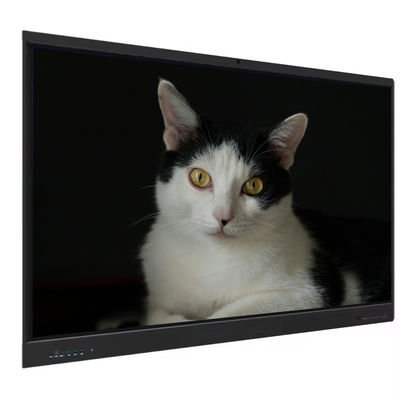 98 inçlik 4K interaktif düz panel Android 14 8+128GB Dijital Akıllı Dokunmatik Ekran Android OPS Mobil Stand Sınıf Toplantısı için İsteğe bağlı