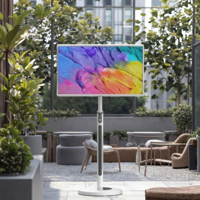 IBoard 32 İnç Taşınabilir Şarj Edilebilir Akıllı TV Kamera Batarya Dokunmatik Ekran Monitör Ev Ofis için İnteraktif Dijital Ekran