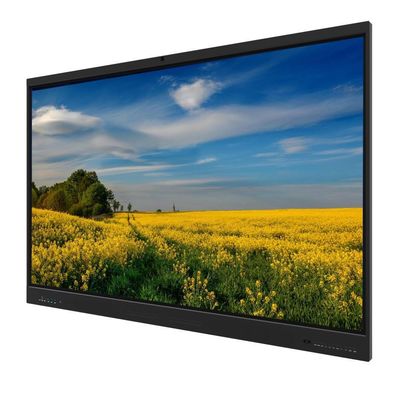 Duvara Monte Edilebilir İnteraktif Dokunmatik Ekranlı Beyaz Tahta 75 İnç, Type-C USB HDMI VGA RJ45 Arayüzü, Eğitim Toplantı Yazılımı