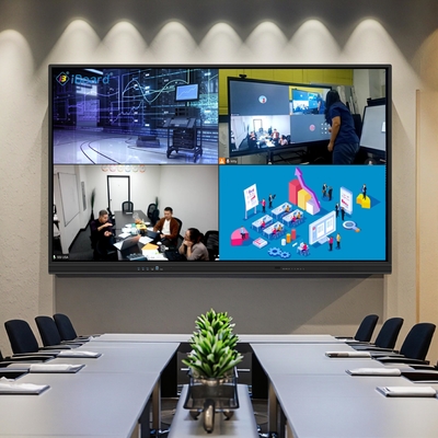 Akıllı Eğitim için Güncellenmiş AI Fonksiyonu ile 75 Inch Interactive Flat Panel Display Touch Screen