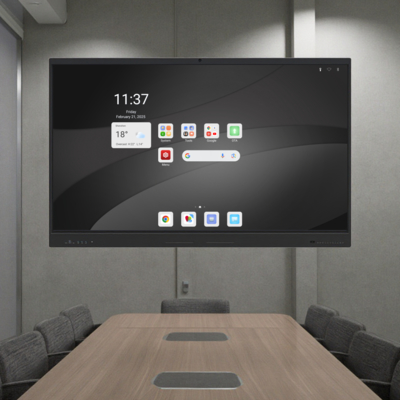 Fabrika Toptan Satın Alım Kablosuz Ekranlı 4mm Tempered Glass Paylaşımı HDMI Hızlı Ekran Projesi Android 14 8+128G 16+256G Etkileşimli Whiteboard Dokunmatik Ekran Ekranı Ekran Paneli
