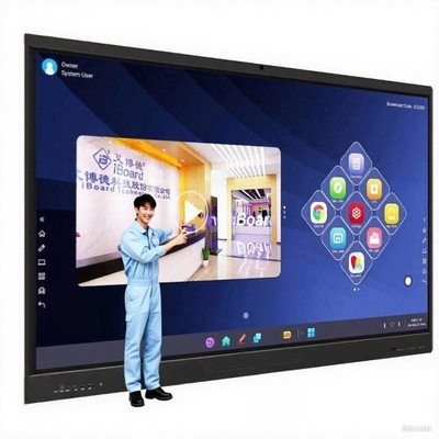 Fabrika Fiyatı 4k 85 İnç Dokunmatik Ekran Çok Dilli Yazılım Lcd Akıllı Tahta Android Etkileşimli tahta okul için