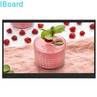 Etkileşimli Düz Panel Ekran için 4K Çözünürlüklü ve 50 Dokunma Noktalı 75 İnç LCD Akıllı Tahta
