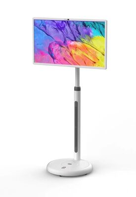 23.8 inç Kablosuz Akıllı Ekran TV, Kapasitif 10 Dokunma Noktası ve Dahili Pil (5-6 Saat)