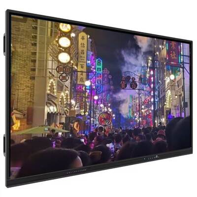 Android 13 veya 14 4mm Tempered Glass ve Smart Whiteboard'da 6 Array Mikrofonu ile interaktif Düz Panel