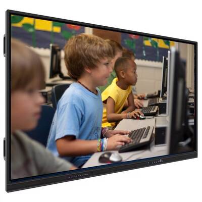 VESA Standart Duvar Montajı 4mm Tempered Cam ve Yüksek Duyarlılık için 6 Array Mikrofonla İnşa Edilen Etkileşimli Düz Panel