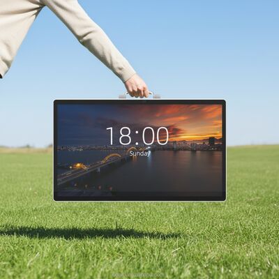 24,5 İnç Taşınabilir Dokunmatik Ekranlı Kiosk, Android 14, 1080p Çözünürlük ve Google EDLA Sertifikalı