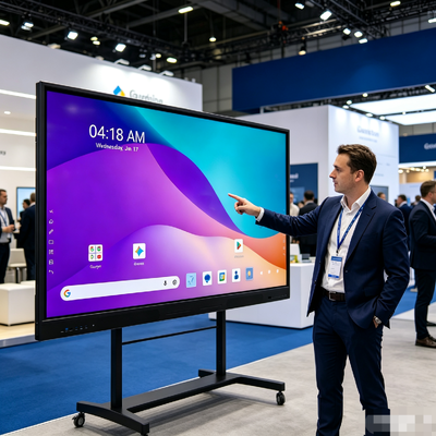 Google EDLA sertifikalı Android 16 Interactive Flat Panel Displays 65/75/86/98 inç iBoard