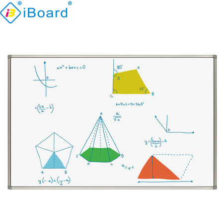 90 İnç Kızılötesi Etkileşimli Akıllı Tahta Elektronik Beyaz Tahta USB Arayüzü Seramik Nano Yüzey