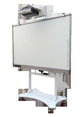 Fabrika Hareketli İnteraktif Beyaz Tahta Standı Ayarlanabilir Yükseklik 400mm, Rulman Ağırlığı 120kgs
