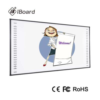 IBoard Çok Boyutlu Kızılötesi Çok Dokunmatik Akıllı Tahta İR Toplantı Okul Öğretimi için Etkileşimli Elektronik Beyaz Tahta